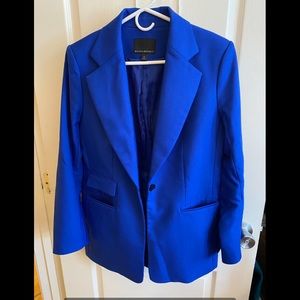 Voltage blue Banana Republic Lido Sculpted Wool Blazer